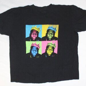 B.I.G 2XL Notorious B,I,G Black Tshirt